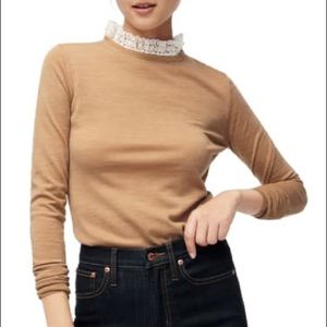 J. Crew Tippi Lace Collar Detail